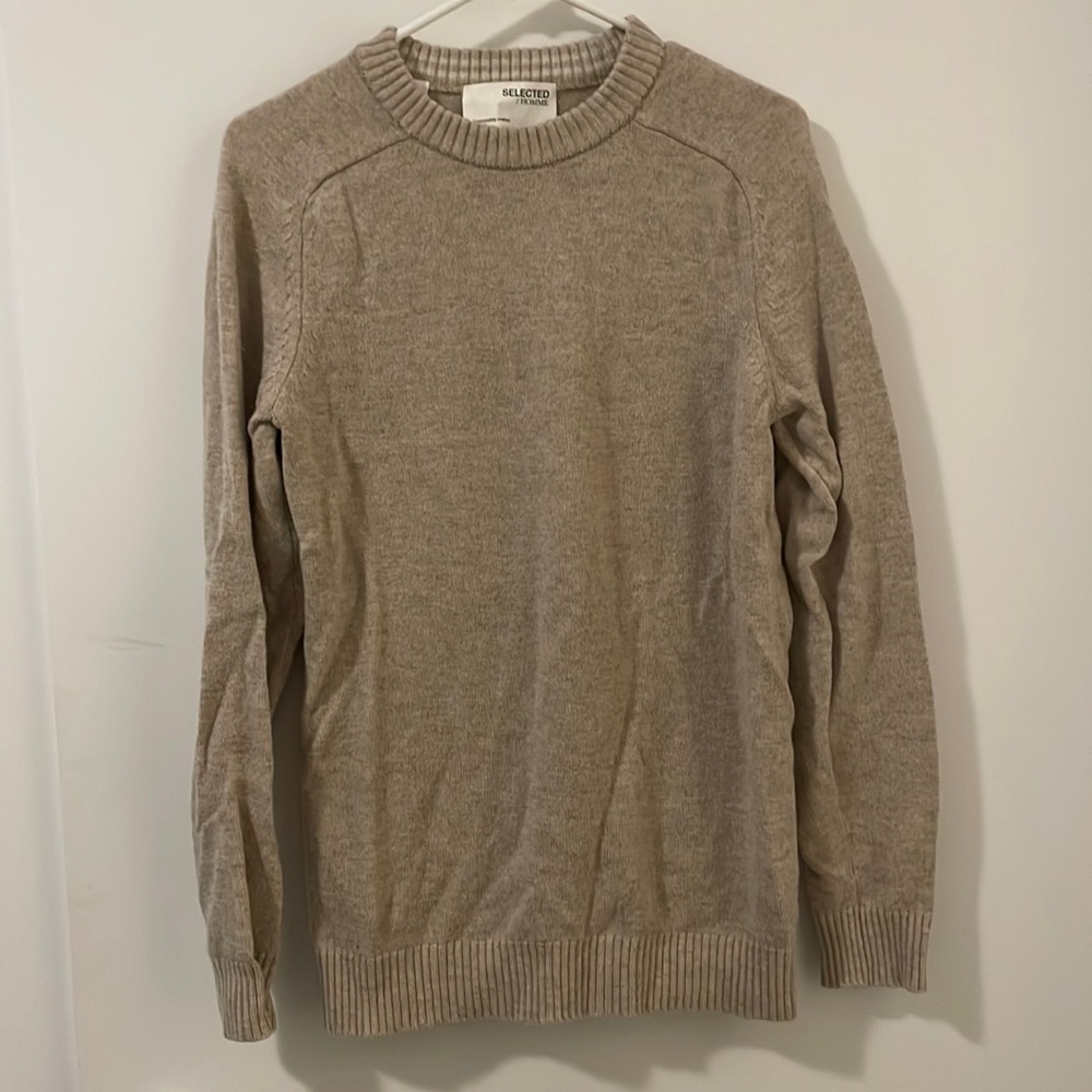 SELECTED HOMME men’s wool sweater size S